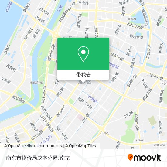 南京市物价局成本分局地图