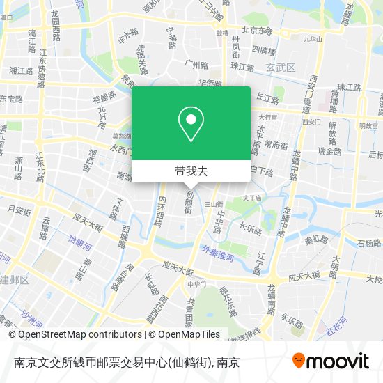 南京文交所钱币邮票交易中心(仙鹤街)地图