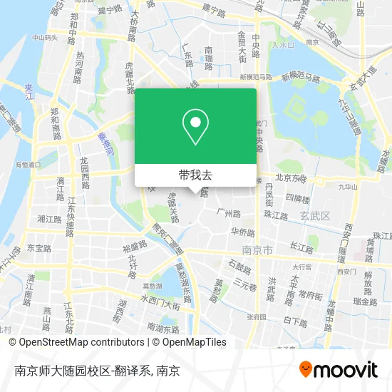 南京师大随园校区-翻译系地图