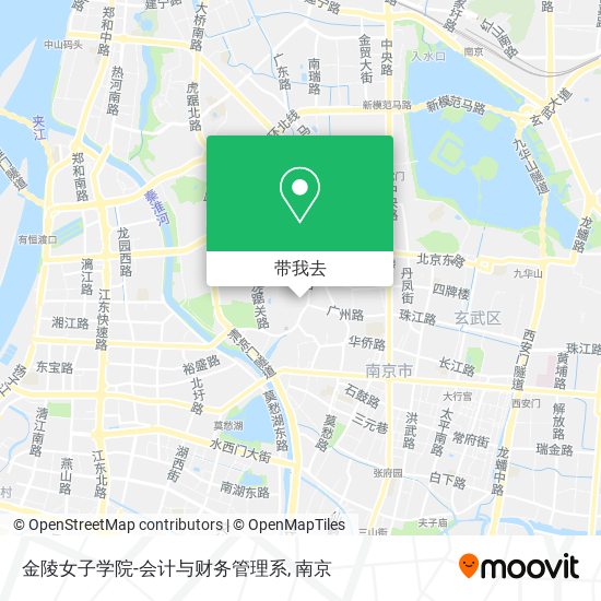 金陵女子学院-会计与财务管理系地图