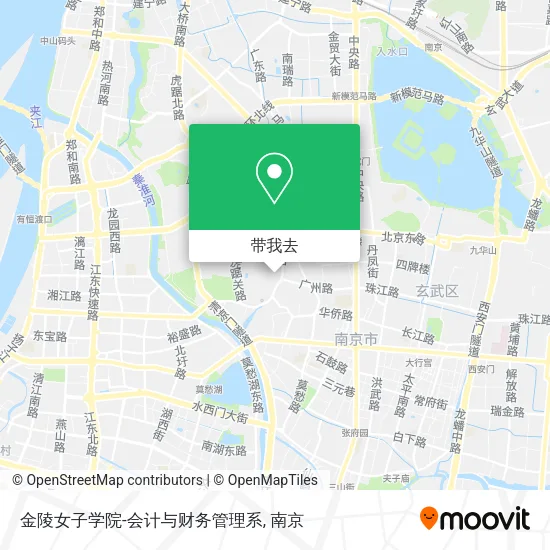 金陵女子学院-会计与财务管理系地图