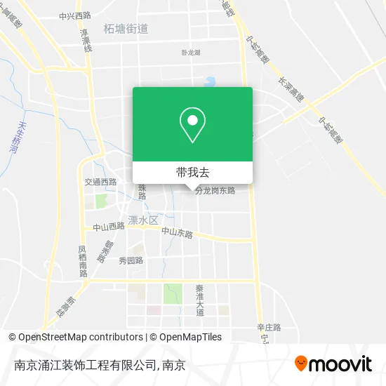 南京涌江装饰工程有限公司地图