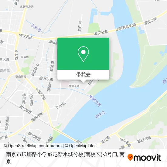 南京市琅琊路小学威尼斯水城分校(南校区)-3号门地图