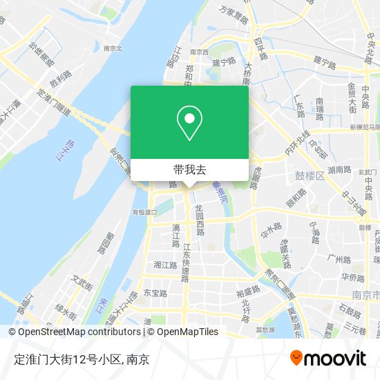 定淮门大街12号小区地图