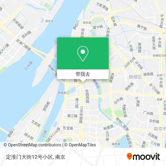 定淮门大街12号小区地图