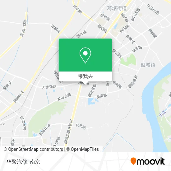 华聚汽修地图