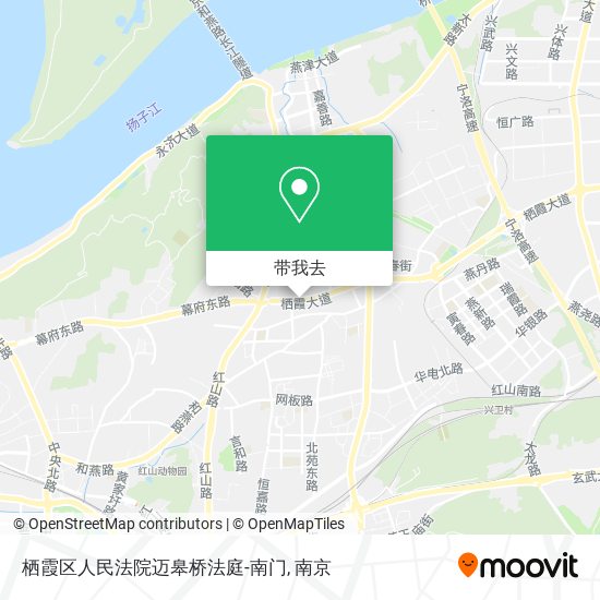 栖霞区人民法院迈皋桥法庭-南门地图