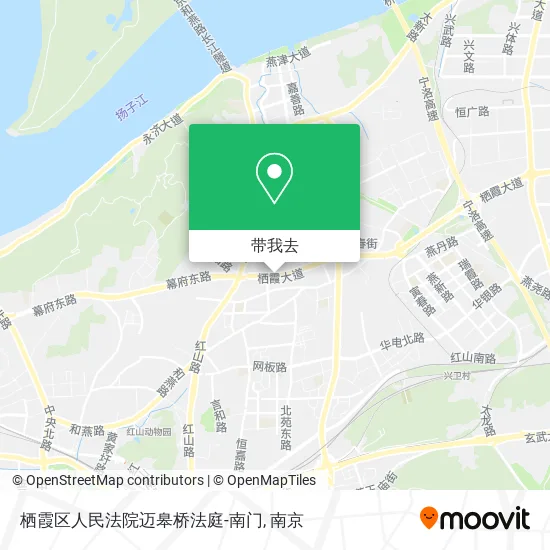 栖霞区人民法院迈皋桥法庭-南门地图