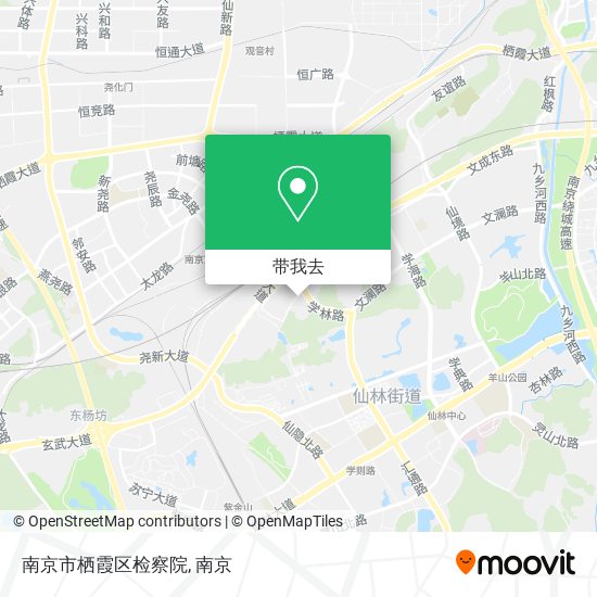 南京市栖霞区检察院地图