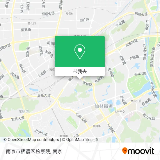 南京市栖霞区检察院地图