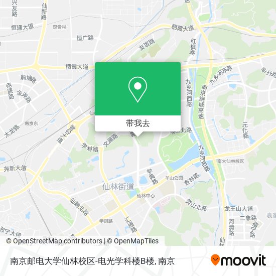 南京邮电大学仙林校区-电光学科楼B楼地图