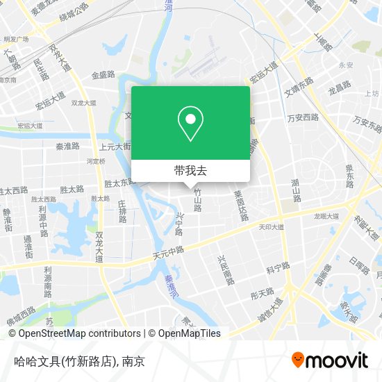 哈哈文具(竹新路店)地图