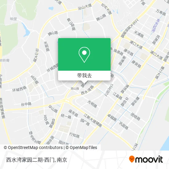 西水湾家园二期-西门地图