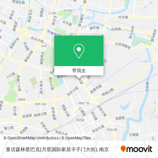 童话森林星巴克(月星国际家居卡子门大街)地图