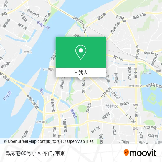 戴家巷88号小区-东门地图