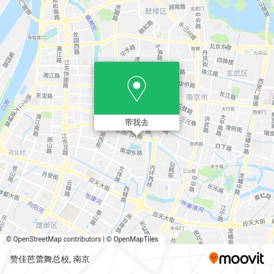 赞佳芭蕾舞总校地图