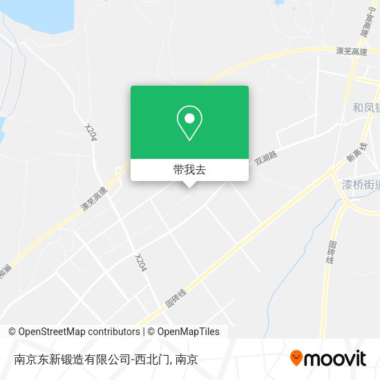 南京东新锻造有限公司-西北门地图