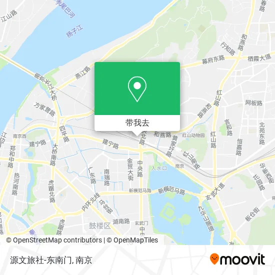 源文旅社-东南门地图