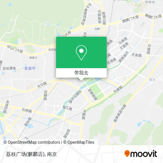 荔枝广场(麒麟店)地图