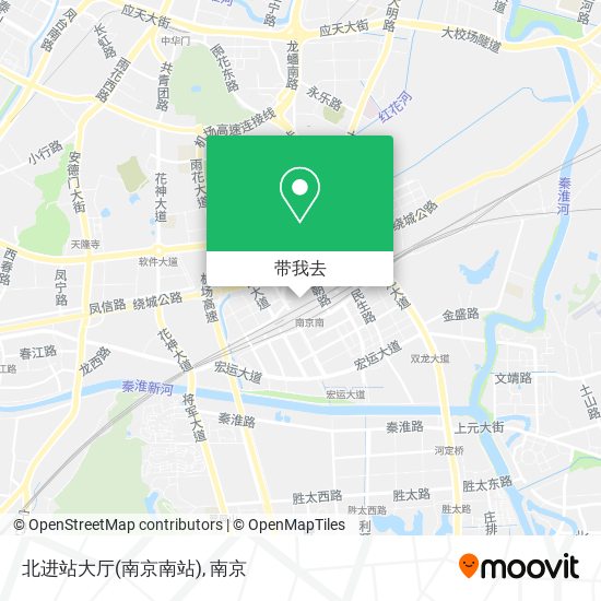 北进站大厅(南京南站)地图