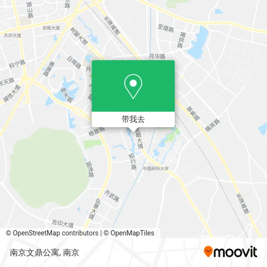 南京文鼎公寓地图