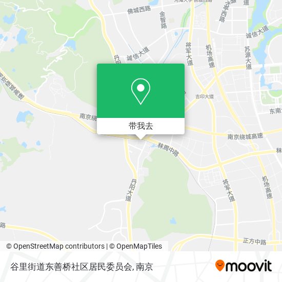 谷里街道东善桥社区居民委员会地图