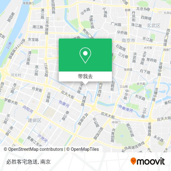必胜客宅急送地图