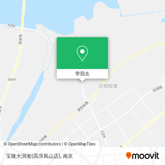 宝隆大润发(高淳凤山店)地图