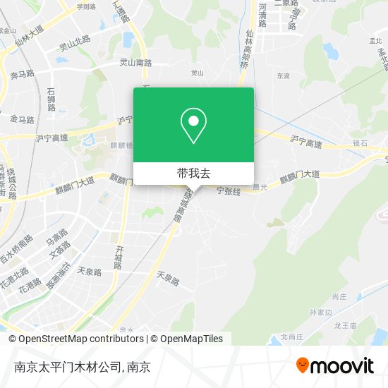 南京太平门木材公司地图
