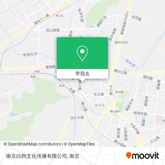 南京白驹文化传播有限公司地图