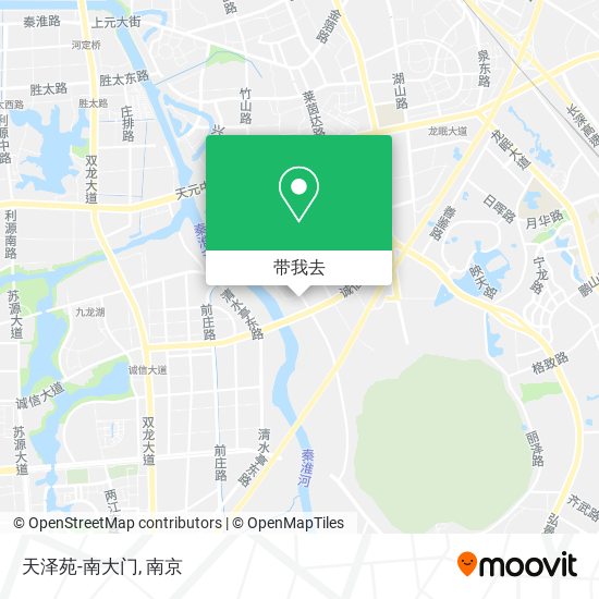 天泽苑-南大门地图