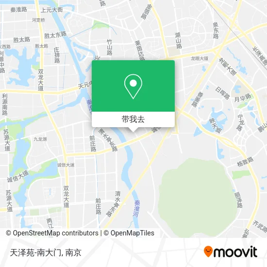 天泽苑-南大门地图