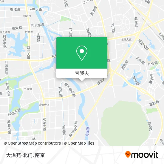 天泽苑-北门地图