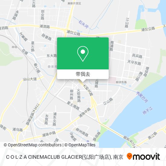 C·O·L·Z·A CINEMACLUB GLACIER(弘阳广场店)地图