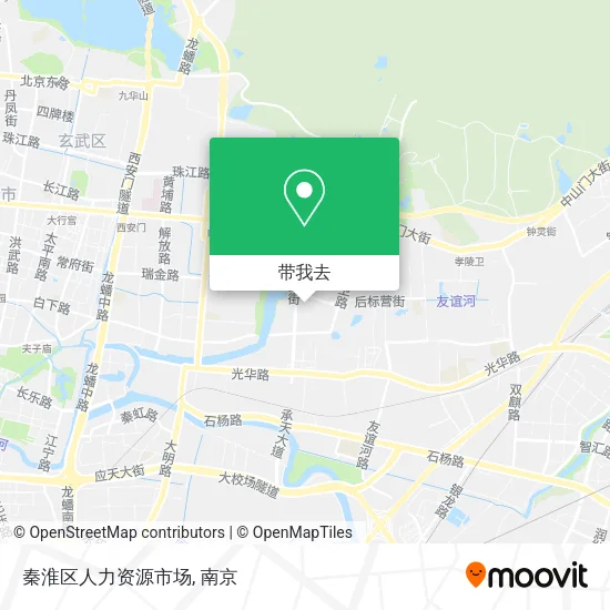 秦淮区人力资源市场地图