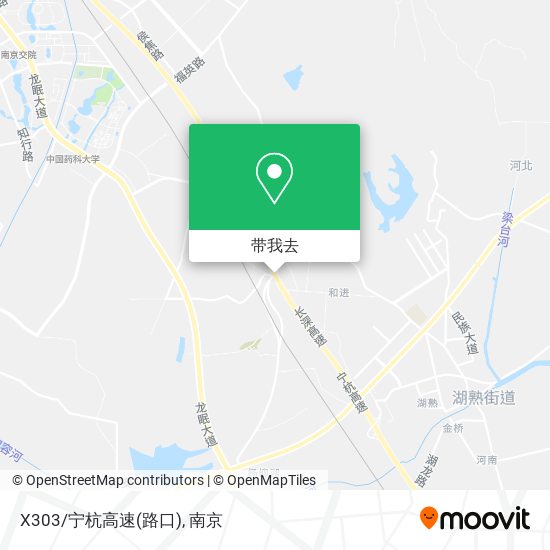 X303/宁杭高速(路口)地图