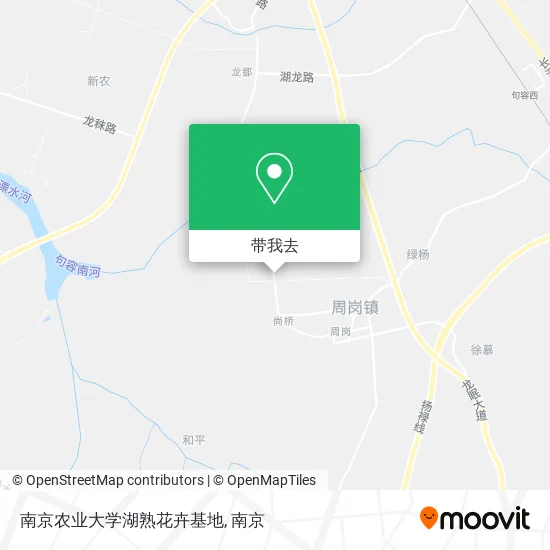 南京农业大学湖熟花卉基地地图