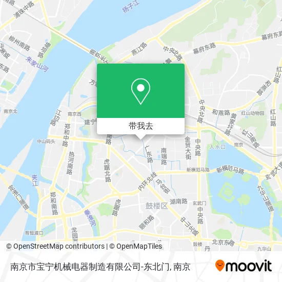 南京市宝宁机械电器制造有限公司-东北门地图