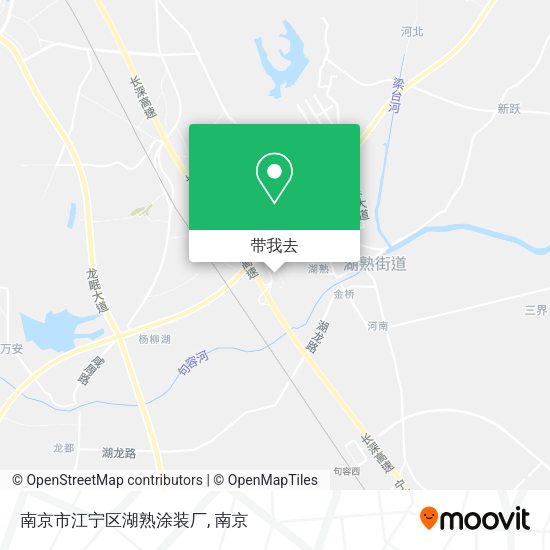 南京市江宁区湖熟涂装厂地图