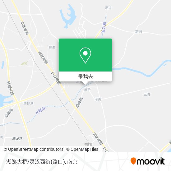 湖熟大桥/灵汉西街(路口)地图