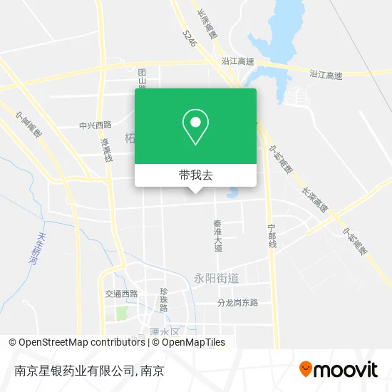 南京星银药业有限公司地图