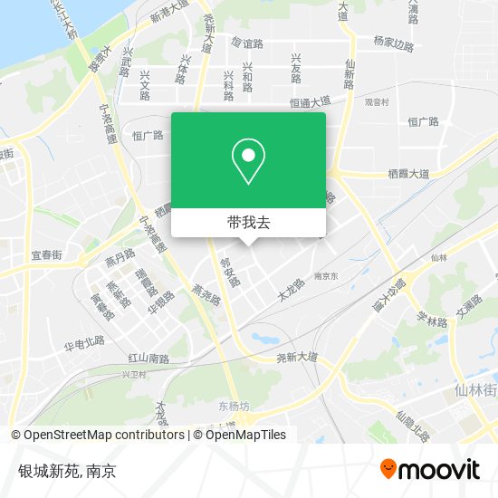 银城新苑地图