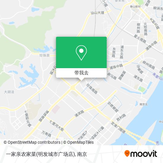 一家亲农家菜(明发城市广场店)地图