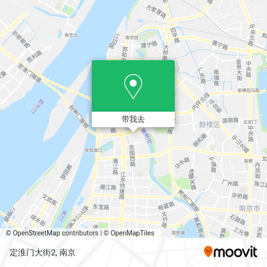 定淮门大街2地图