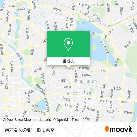 南京南大仪器厂-北门地图