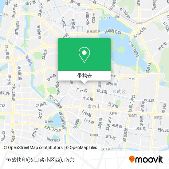 恒盛快印(汉口路小区西)地图