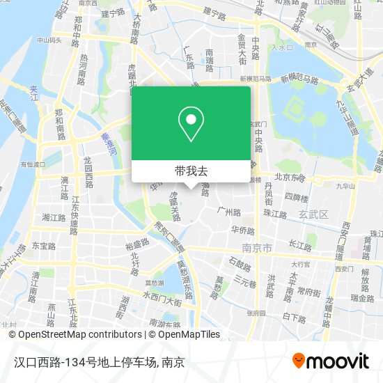 汉口西路-134号地上停车场地图