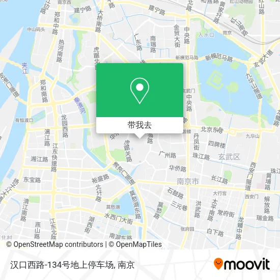汉口西路-134号地上停车场地图