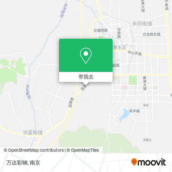 万达彩钢地图