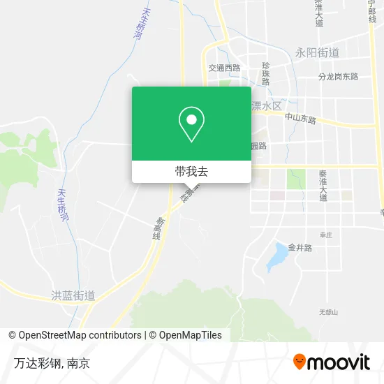 万达彩钢地图